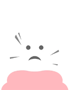 脱水状態の歯のイラスト